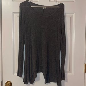 Cato gray tunic top size small